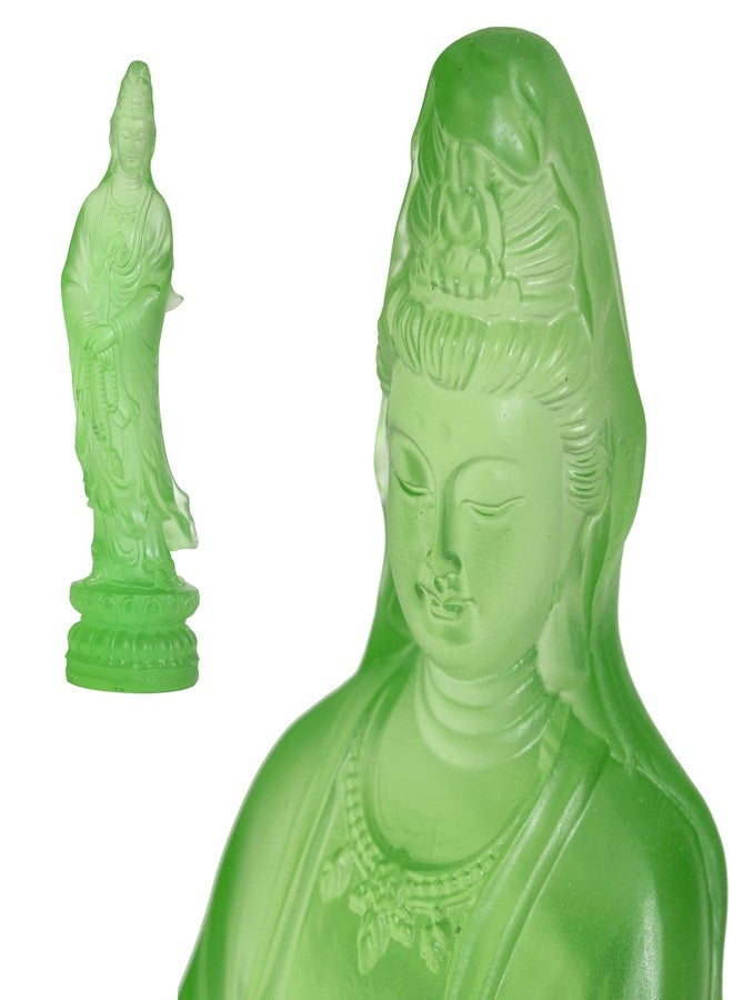 FENGSHUI-CAISHEN تمثال غوان يين مصنوع من الراتنج - تمثال غوان يين، كوان يين، كوان آم، كوان يين، تمثال غوان يين لمذبح التأمل، تمثال بوذا أنثى - إلهة الرحمة والشفقة، ديكور صيني، هدايا صينية - Image 1